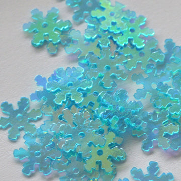 10mm Snowflake Crystal Iris Bali Breeze 50-grams
