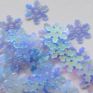 10mm Snowflake Crystal Iris Skyline 50-grams