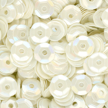 5mm Slightly Cupped Glossy Ivory