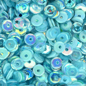4mm Slightly Cupped Spa Day Sequin blend