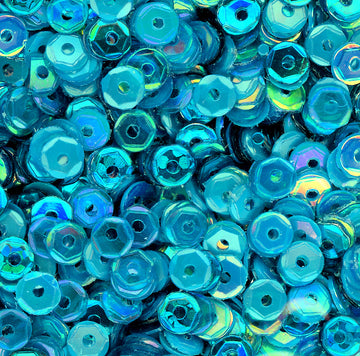 4mm Slightly Cupped Deep End Sequin blend 100 grams