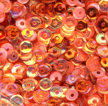 4mm Slightly Cupped Fiesta Sequin blend 100 grams