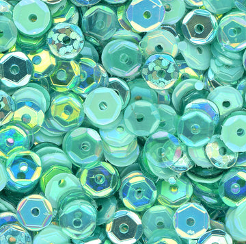 5mm Slightly Cupped Newly Minted Sequin blend