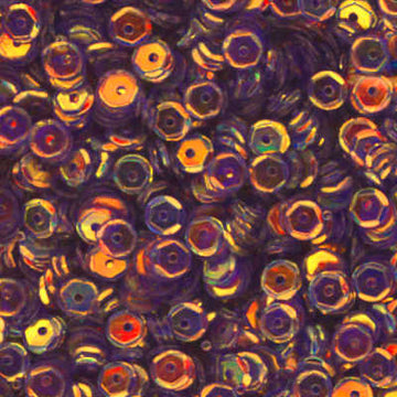 5mm Slightly Cupped Crystal Iris Purple Potion