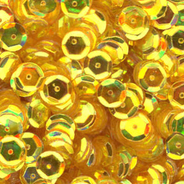 10mm Slightly Cupped Crystal Iris Buttercup 100 Grams