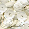 8mm Slightly Cupped Glossy Ivory 100 grams