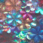15mm Iridescent Flower Mix