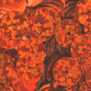 8mm Flat Hologram Orange 100 grams