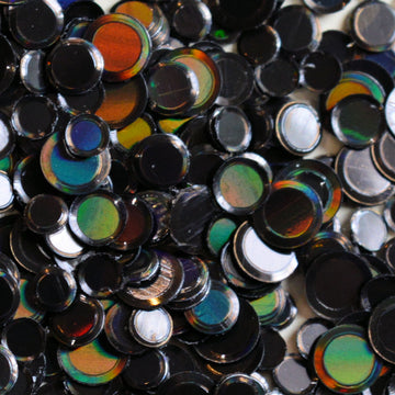 Hologram Confetti Black 100 grams