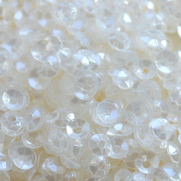 3mm Fully Cupped Clear Luster