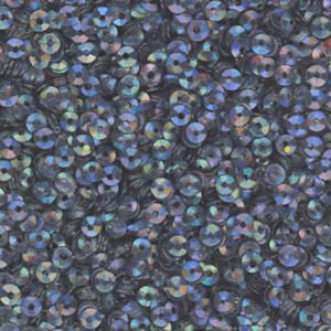 3mm Fully Cupped Iridescent Dk Gray