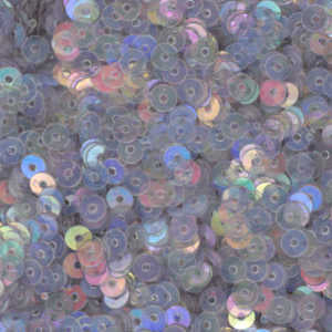 4mm Flat Iridescent Light Gray 100 Grams