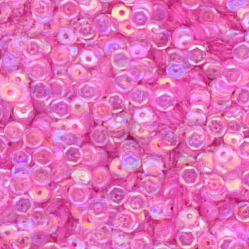4mm Slightly Cupped Iridescent Light Rose
