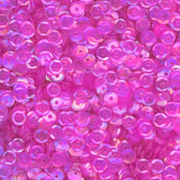 4mm Slightly Cupped Iridescent Medium Rose 100 Grams
