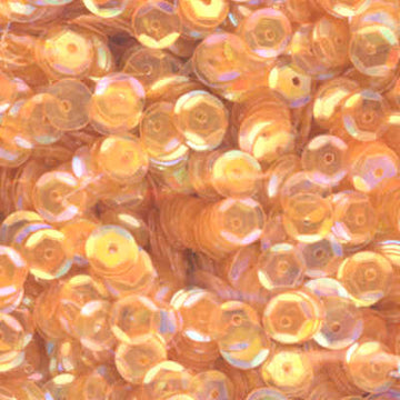 6mm Slightly Cupped Iridescent Lt. Autumn Sunset 100 Grams