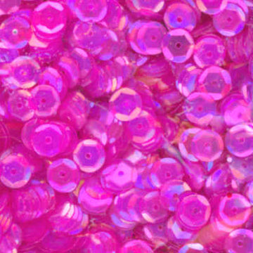 6mm Slightly Cupped Iridescent Medium Rose