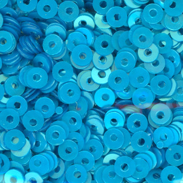 4mm Flat Satin Turquoise