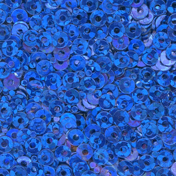 3mm Flat Hologram Cobalt Blue