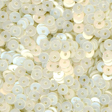 4mm Flat Satin Pearl 100 Grams