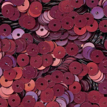 5mm Flat Satin Burgundy 100 Grams