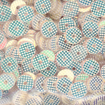 5mm Flat Crystal w White Dot