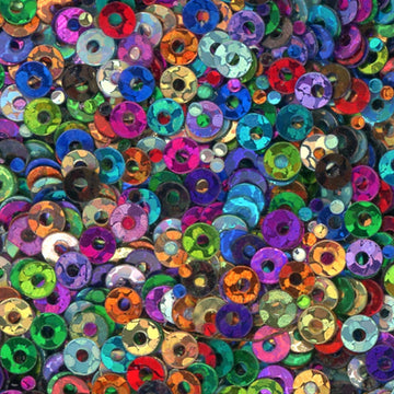 3mm Flat Hologram Mixed Colors 100 grams