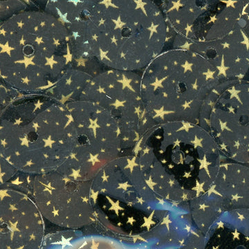 8mm flat hologram Cosmic Gold print