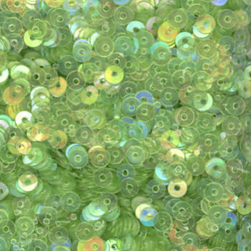 3mm Flat Iridescent Lt Chartreuse