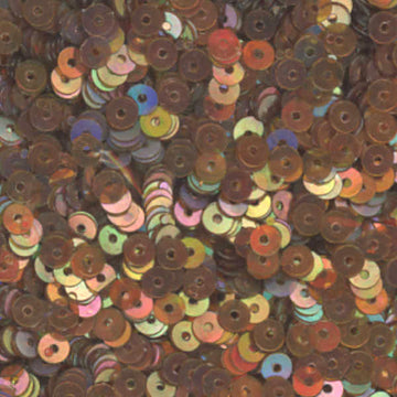 3mm Flat Iridescent Dark Brown