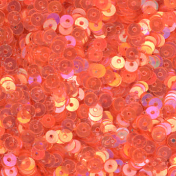 3mm Flat Iridescent Orange