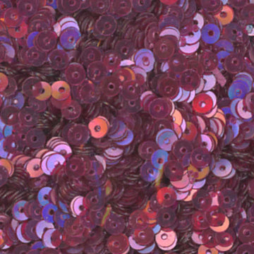 3mm Flat Iridescent Dark Fuschia