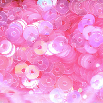 3mm Flat Iridescent Light Rose