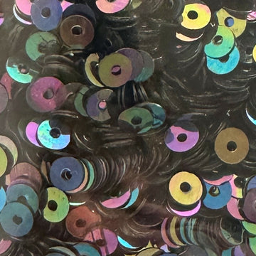 3mm Flat Iridescent Black