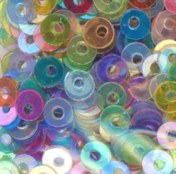 3mm Flat Iridescent Mix