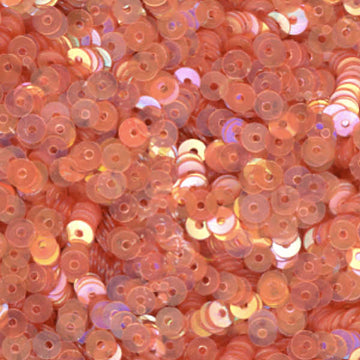 3mm Flat Iridescent Light Burnt Orange 100 Grams