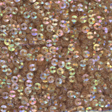 3mm Fully Cupped Iridescent Medium Brown