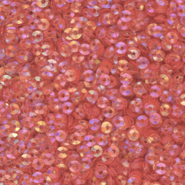 3mm Fully Cupped Iridescent Salmon Peach