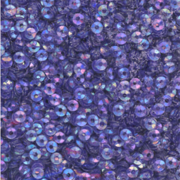 3mm Fully Cupped Iridescent Dark Purple