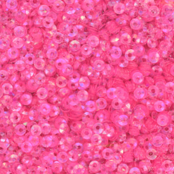 3mm Fully Cupped Iridescent Dark Pink 100 Grams