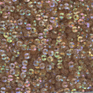 3mm Fully Cupped Iridescent Medium Brown 100 Grams