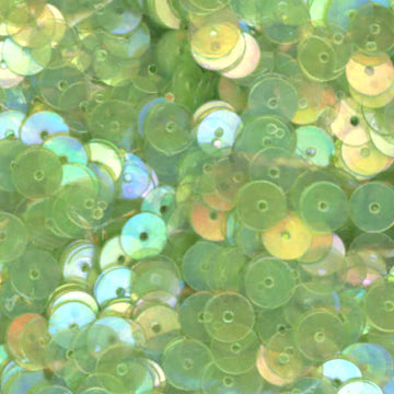 6mm Flat Iridescent Lt Chartreuse
