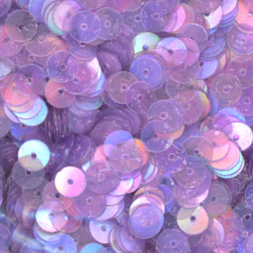 6mm Flat Iridescent Medium Orchid