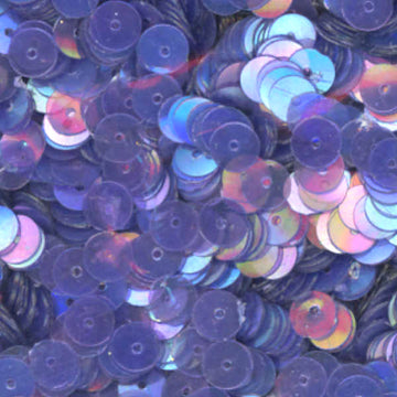 6mm Flat Iridescent Med Purple 100 Grams