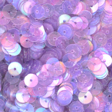 6mm Flat Iridescent Light Orchid 100 Grams