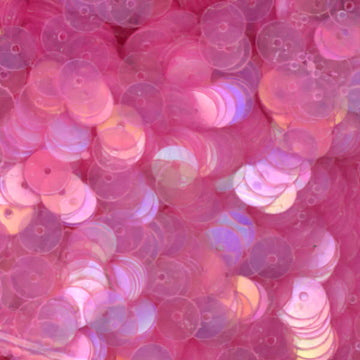 6mm Flat Iridescent Light Rose 100 Grams