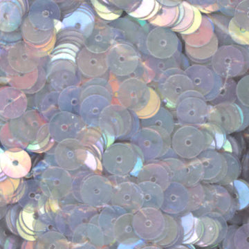 6mm Flat Iridescent Light Gray 100 Grams