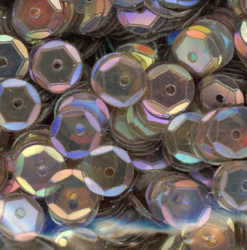 6mm Slightly Cupped Iridescent Mink