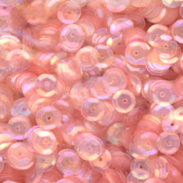6mm Slightly Cupped Iridescent Flesh Pink