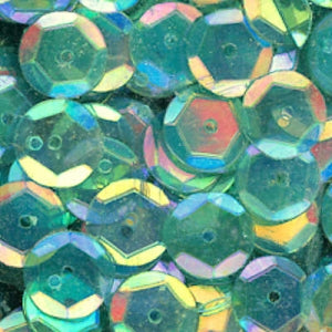 6mm Slightly Cupped Iridescent Light Jasper 50 Grams