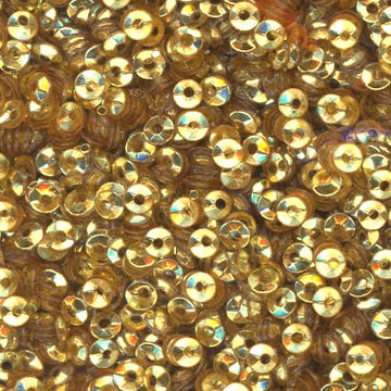 3mm Fully Cupped Metallic Gold 100 Grams